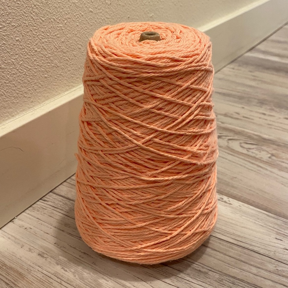 Coral Rose Cotton Yarn Cone - Lily Sugar’n Cream 100% Cotton Yarn